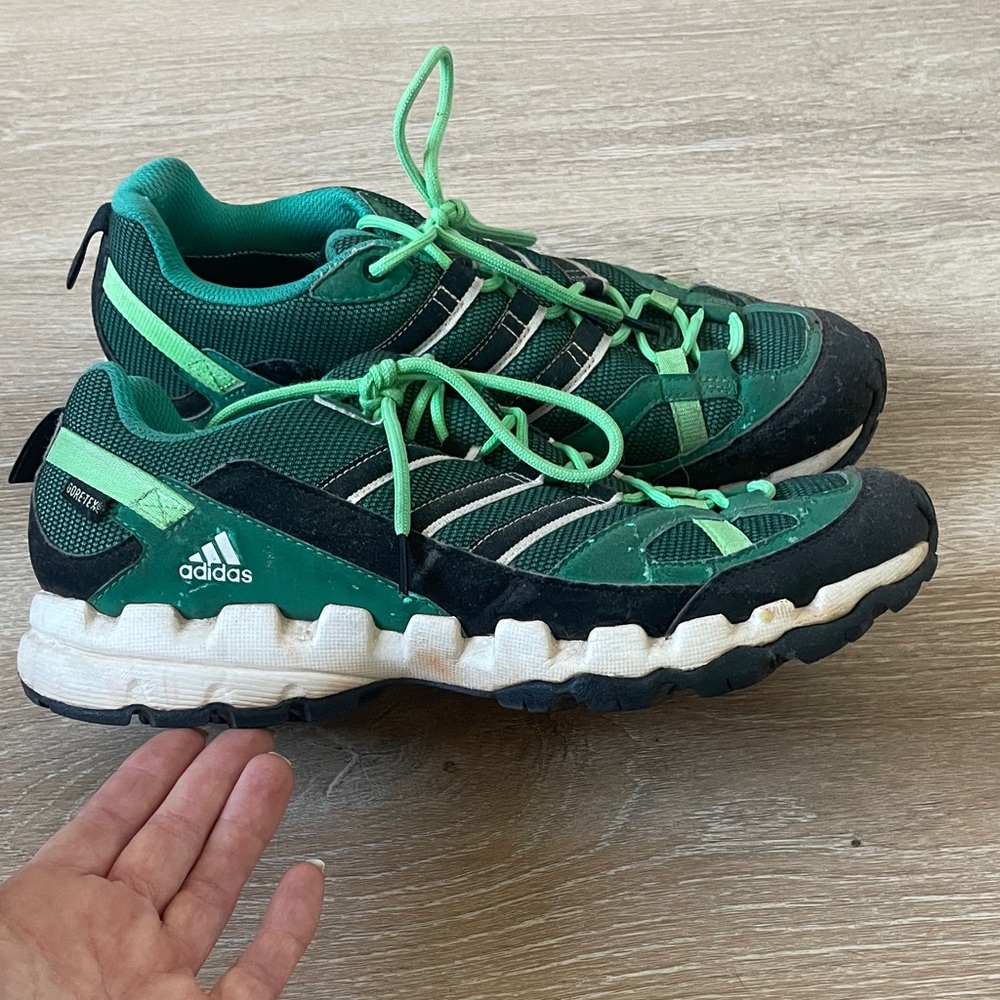 Adidas Green and Black Trail Hiking Sneakers - Picture 2 of 6